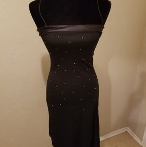 Black dress with spaghetti sttaps